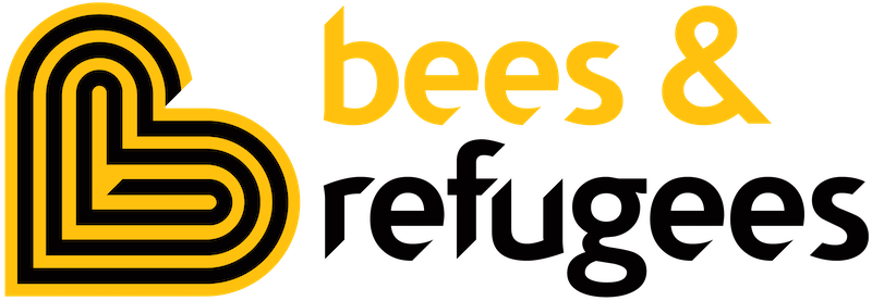 Bees and Refugees logo